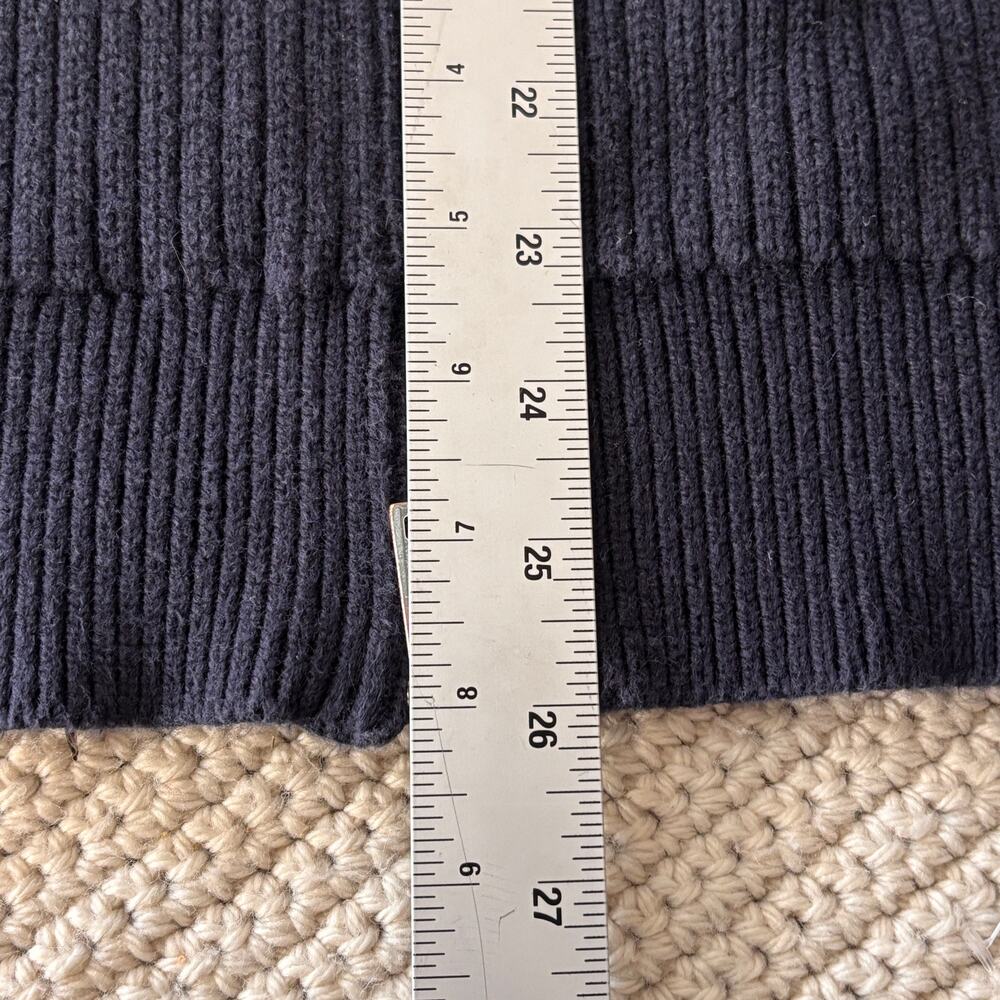 Theory Sweater Jacket Men XL Blue Ryke Cashton Cotton Cashmere Full Zip Cardigan - Picture 5 of 8